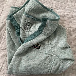 LL Bean pullover snap fleece